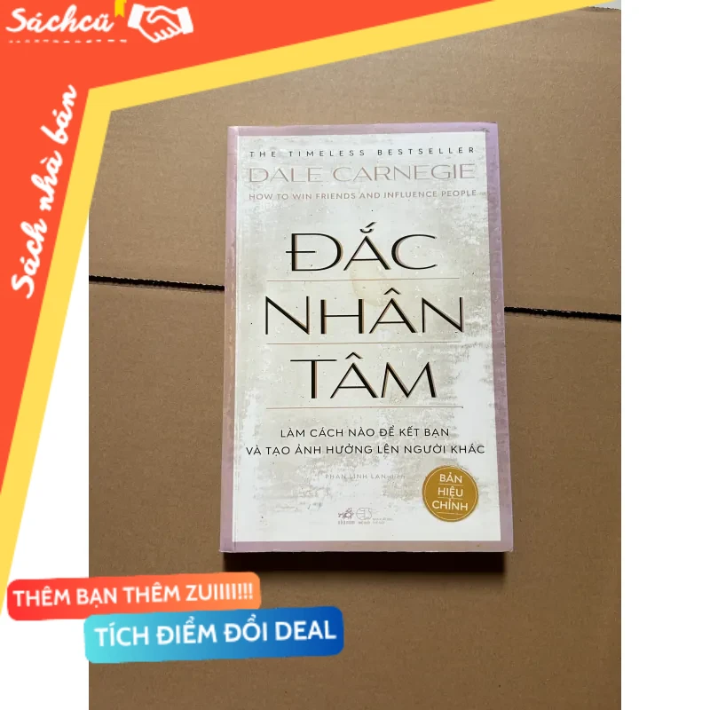 Đắc nhân tâm - Dale Carnegie mới 80% (Sách kỹ năng) DTML