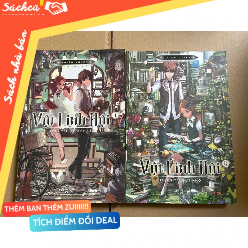 Combo Vật Linh Hội (Tập 1&2) mới 80% (Sách văn học) DTML
