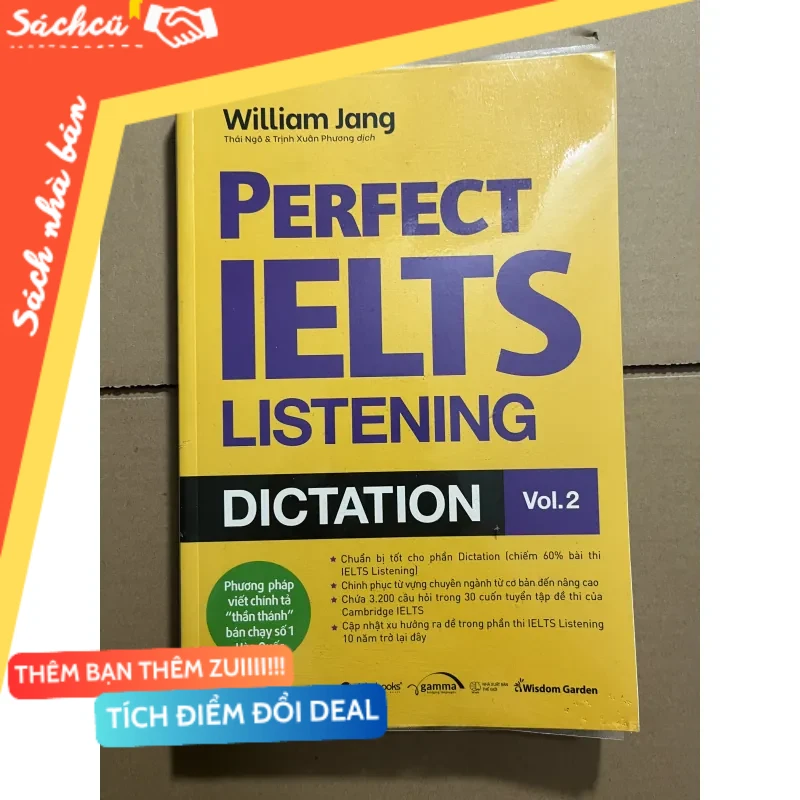 PERFECT IELTS LISTENING mới 80% (Sách tự học tiếng Anh) DTML