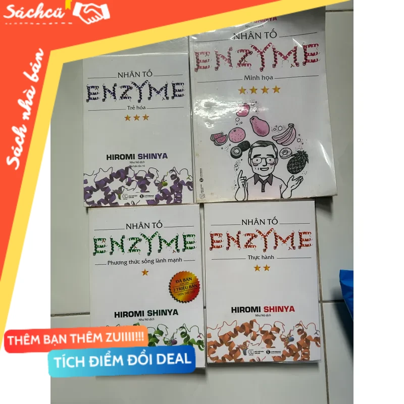 Bộ nhân tố enzyme 4 quyển mới 80% (Sách Y học - Sức khỏe - Thể thao) DTML