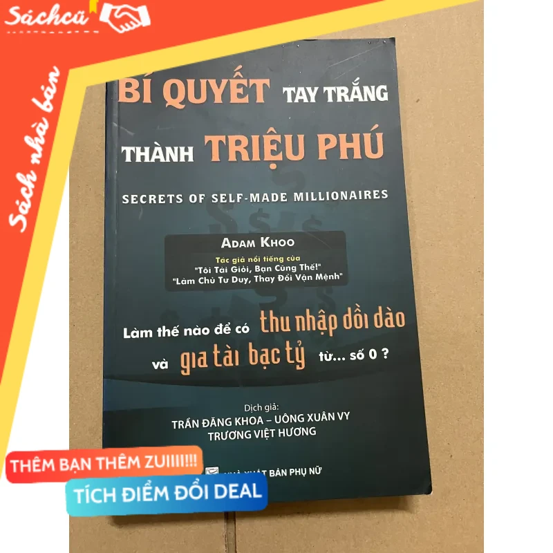 Bí quyết tay trắng thành triệu phú mới 80% (Sách kỹ năng) DTML