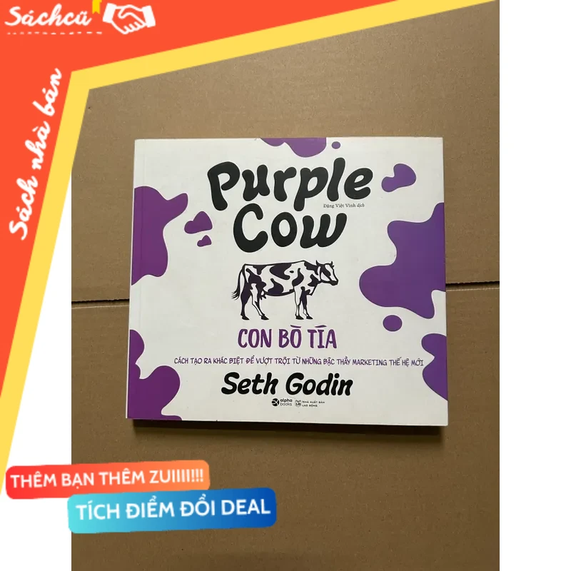 Con bò tía - Seth Godin mới 80% (Sách kỹ năng) DTML