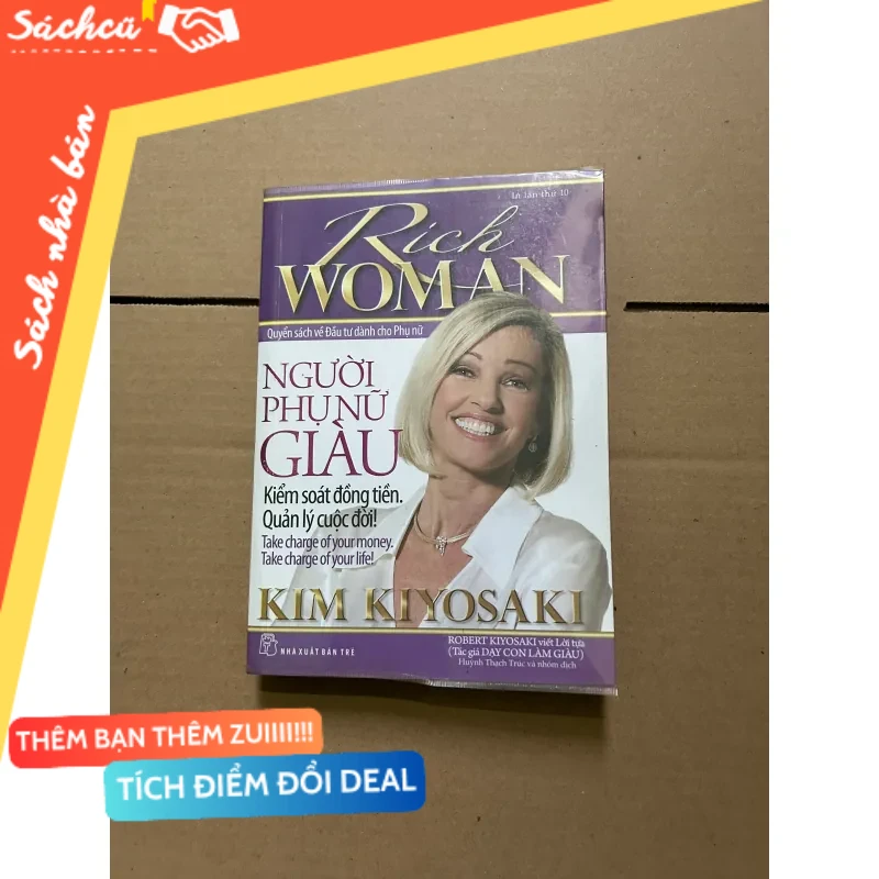 Rich Woman Người phụ nữ giàu - Kim Kiyosaki mới 80% (Sách kỹ năng) DTML