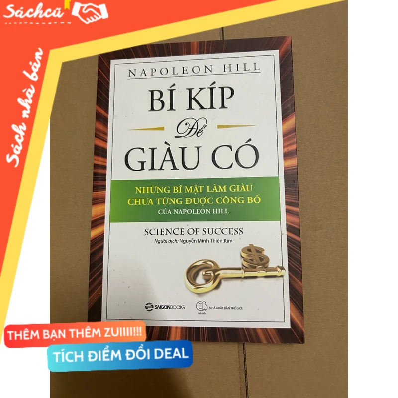 Bí kíp để giàu có mới 80% (Sách kỹ năng) DTML