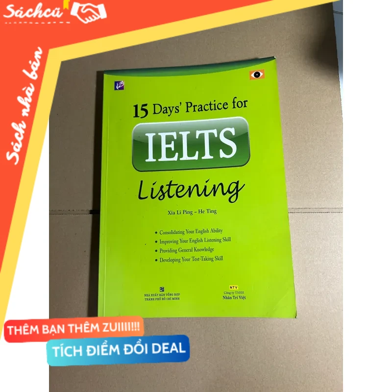 15 Day's Practice for Ielts Listening mới 80% (Sách tự học tiếng Anh) DTML
