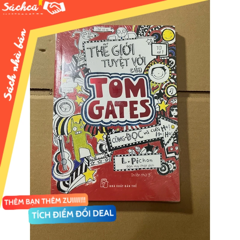 Thế Giới Tuyệt Vời Của TOM GATES mới 80% (Sách văn học) DTML