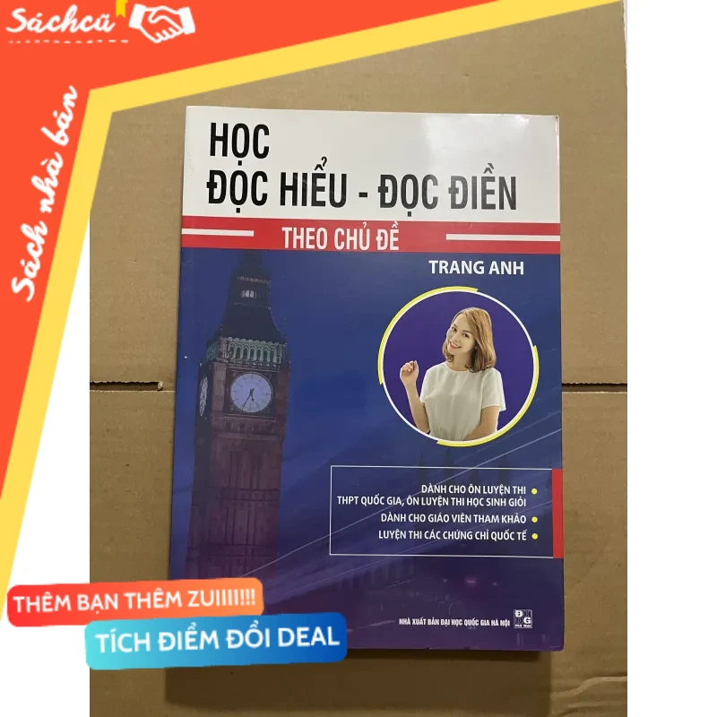 Học đọc hiểu đọc điền mới 90% (Sách kỹ năng) DTML