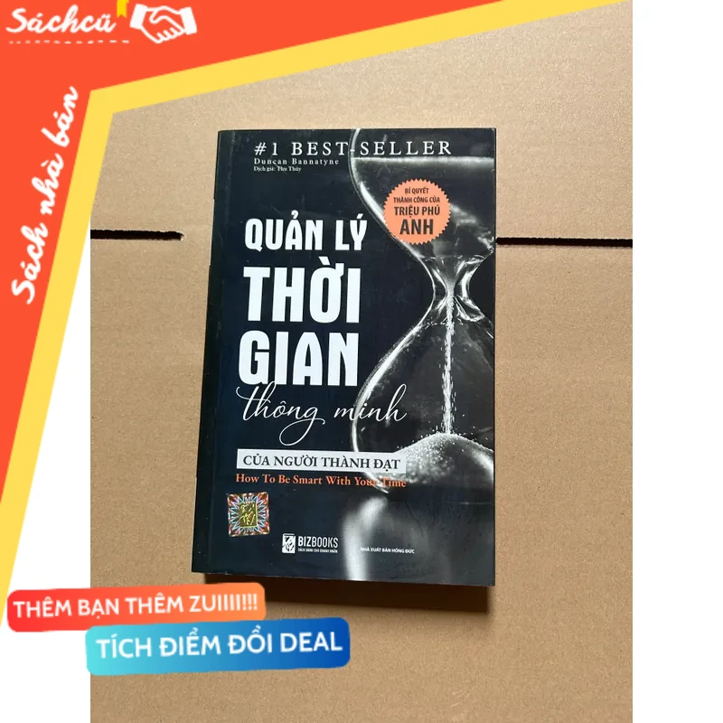 Quản lý thời gian thông minh của người thành đạt mới 80% (Sách kỹ năng) DTML
