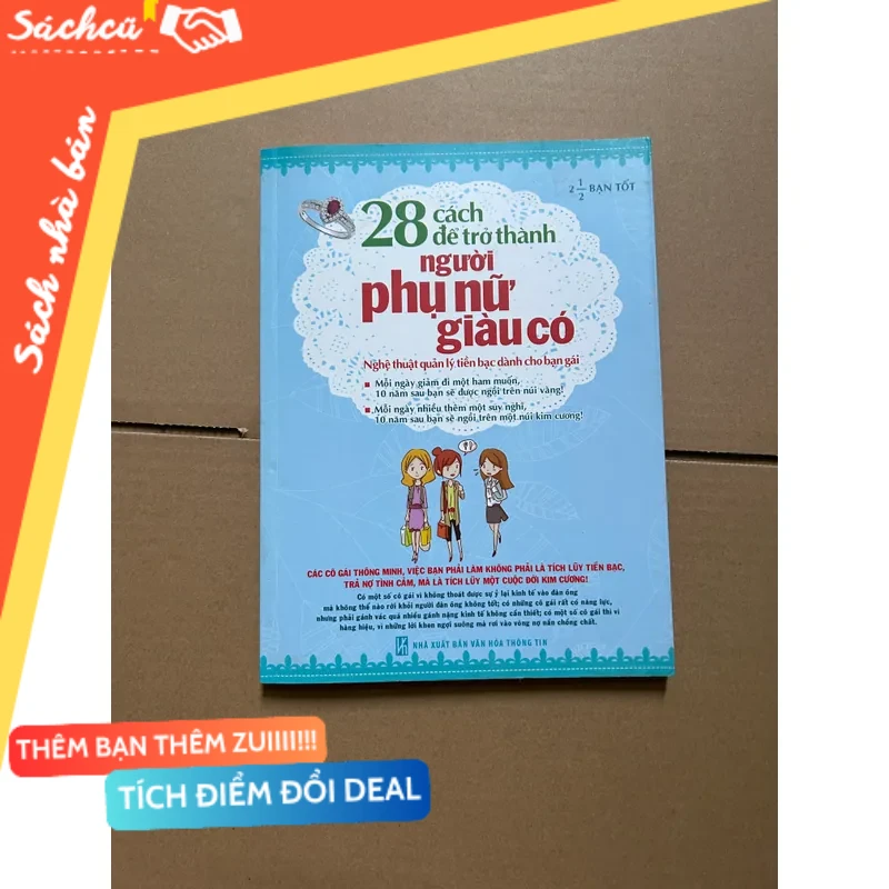 28 cách để trở thành người phụ nữ giàu có mới 80% (Sách kỹ năng) DTML