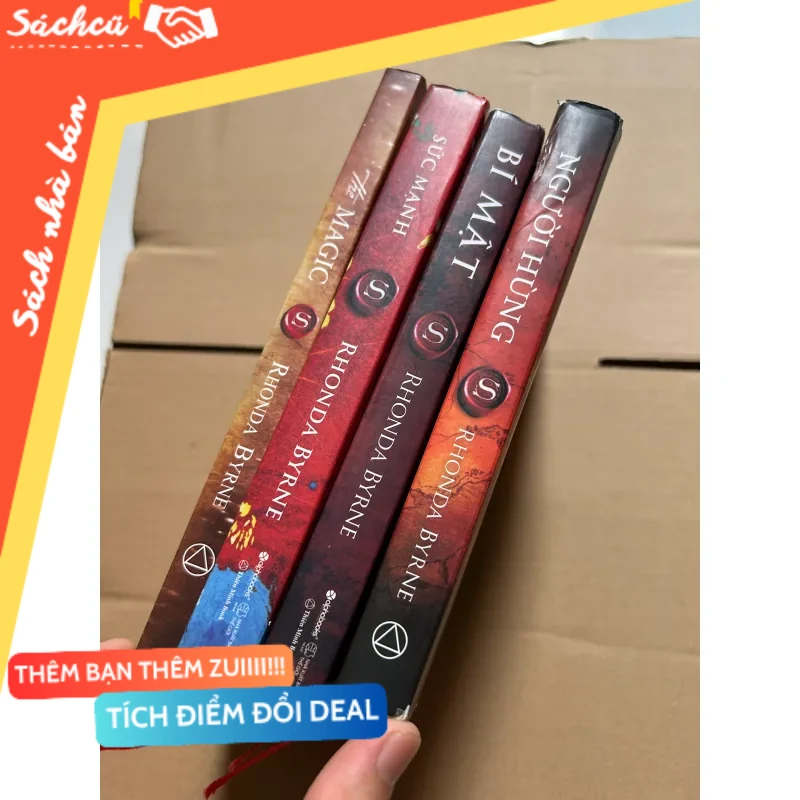The secert bộ 4 quyển (the magic ướt) mới 80% (Sách kỹ năng) DTML
