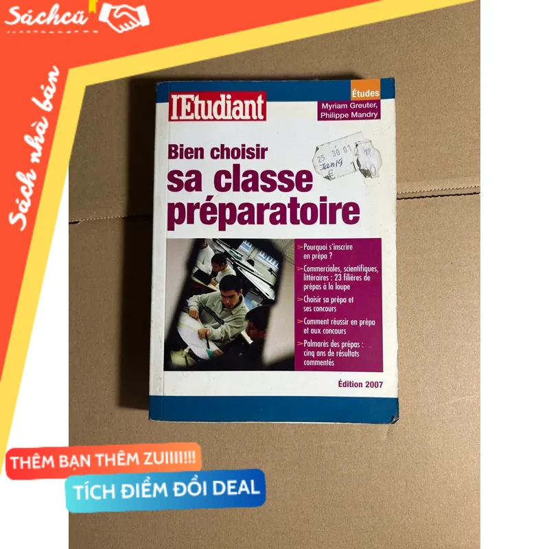 Bien choisir sa classe preparatoire mới 80% (Sách học tiếng Pháp) DTML