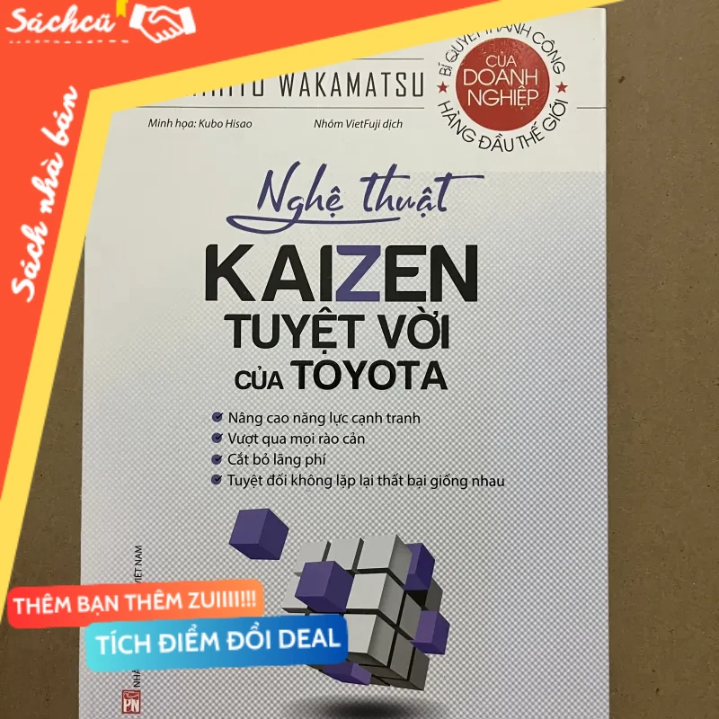 Nghệ thuật Kaizen tuyệt vời của Toyota mới 80% (Sách kỹ năng) DTML