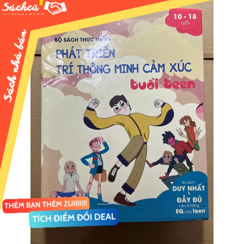 Trọn Bộ:Phát Triển Trí Thông Minh,Cảm Xúc tuổi teen mới 80% (Sách kỹ năng) DTML