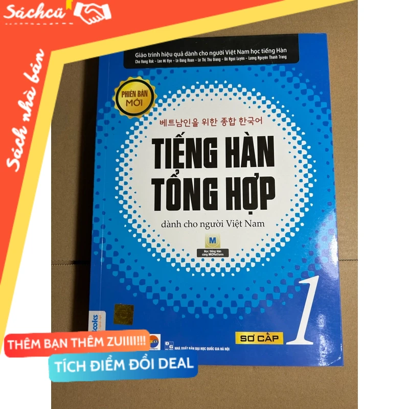 Tiếng hàn tổng hợp dành cho người Việt Nam 1 mới 80% (Sách học tiếng Hàn) DTML