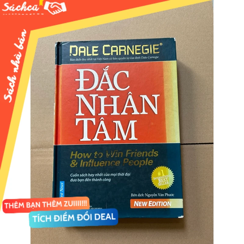 Đắc nhân tâm (bìa cứng) mới 80% (Sách kỹ năng) DTML