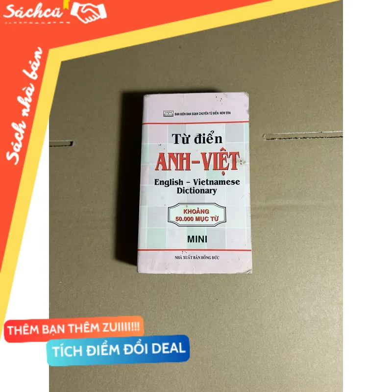 Từ điển Anh Việt (khổ nhỏ) mới 80% (Sách tự học tiếng Anh) DTML