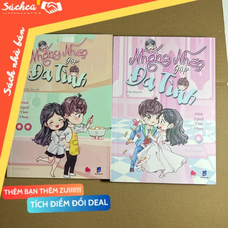 Nhỗng nhẽo gặp đa tình tập 1 + 2 mới 80% (Sách văn học) DTML