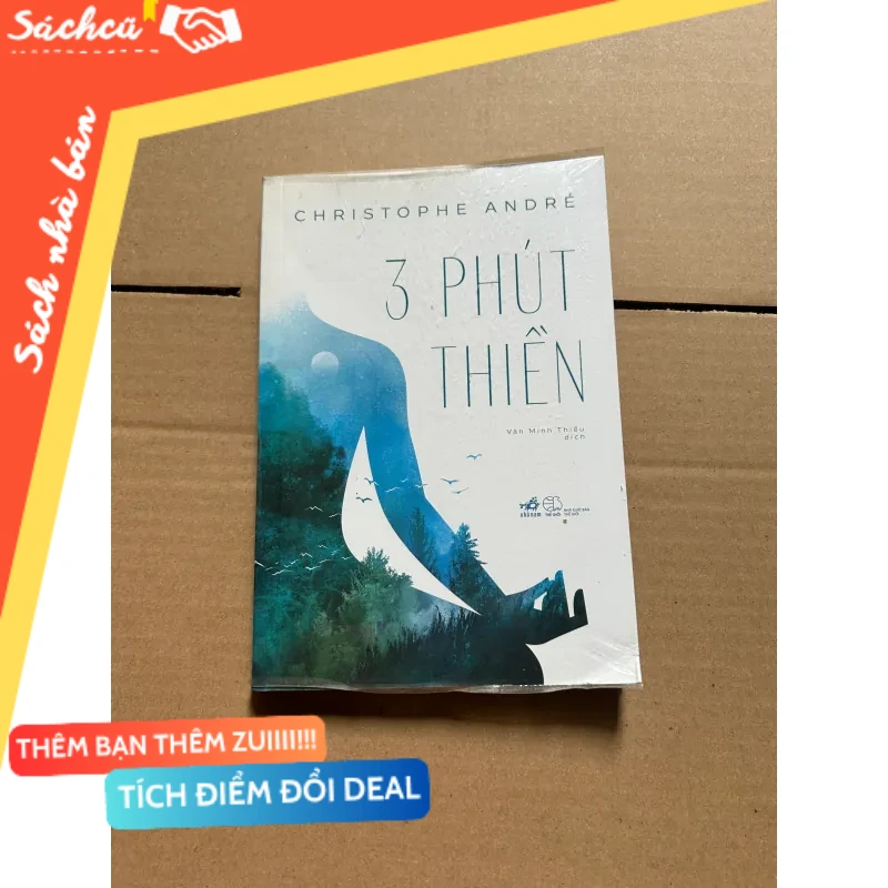 3 phút thiền - Christophe Andre mới 80% (Sách kỹ năng) DTML