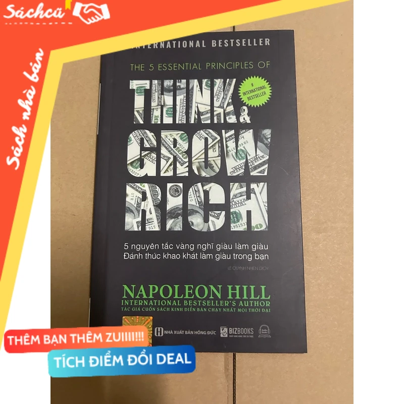 Think & grow rich mới 80% (Sách kỹ năng) DTML