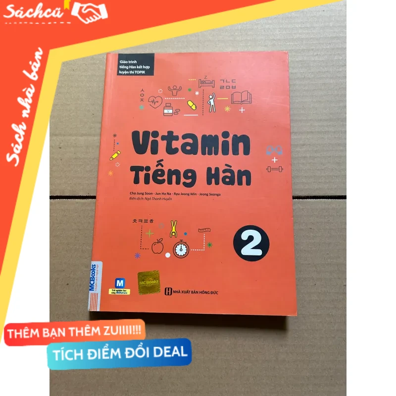 Vitanin tiếng hàn 2 mới 80% (Sách học tiếng Hàn) DTML