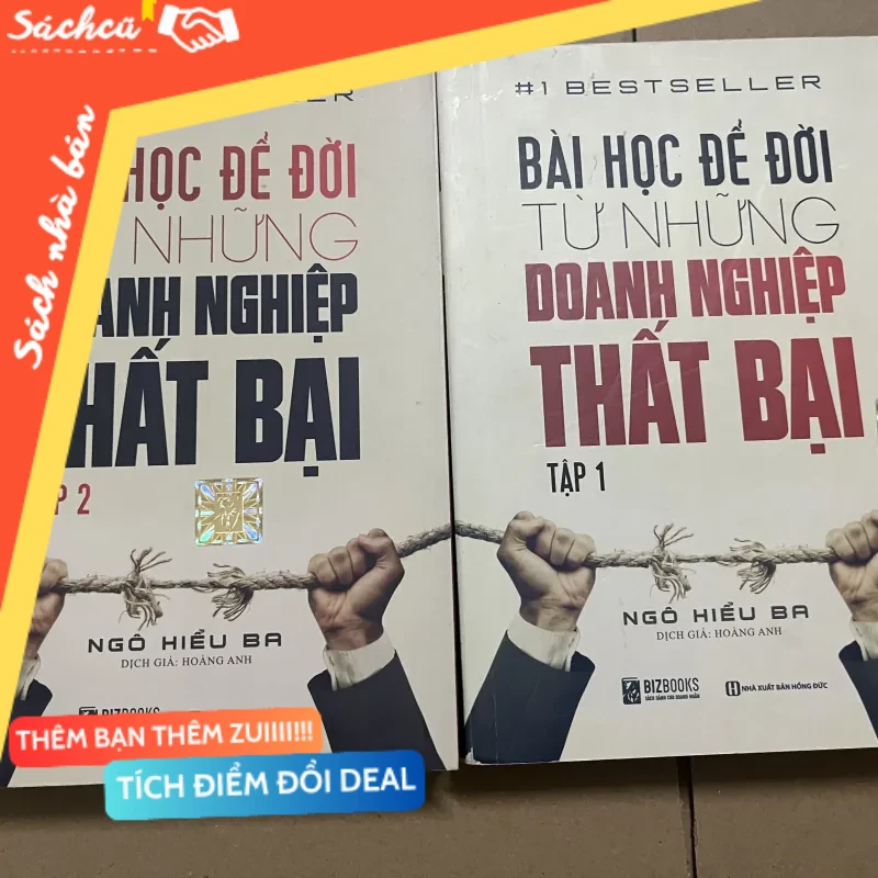 Combo 2q bài học để đời từ những doanh nghiệp thất bại mới 80% (Sách kỹ năng) DTML