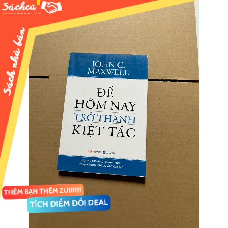 Để hôm nay trở thành kiệt tác mới 80% (Sách kỹ năng) DTML