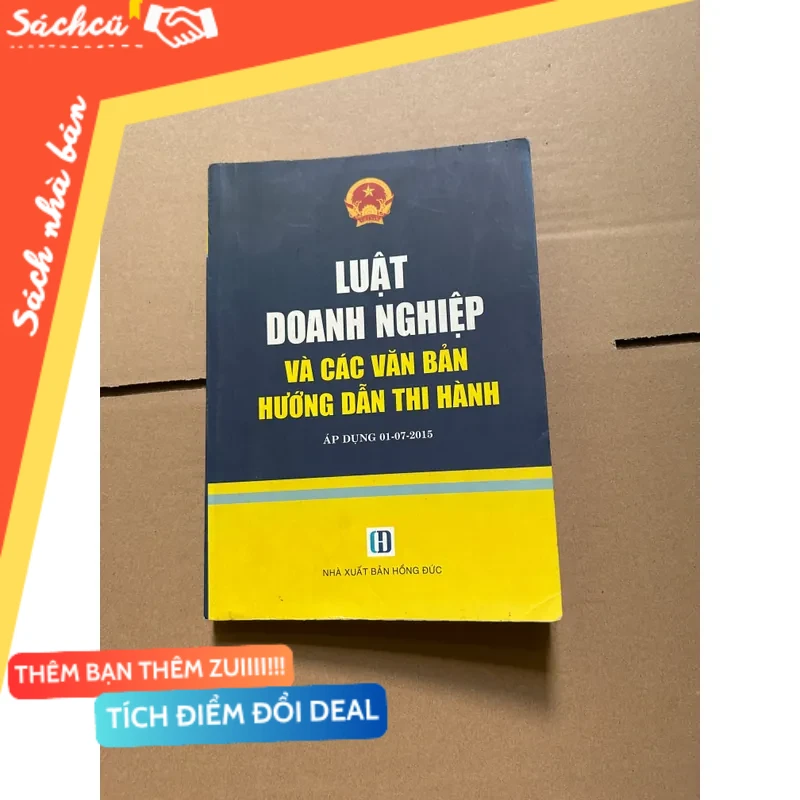Luật doanh nghiệp và các văn bản hướng dẫn thi hành mới 80% (Sách kỹ năng) DTML