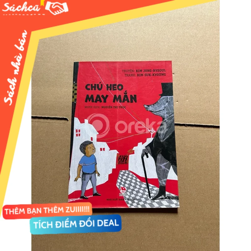 Chú heo may mắn mới 80% (Sách văn học) DTML