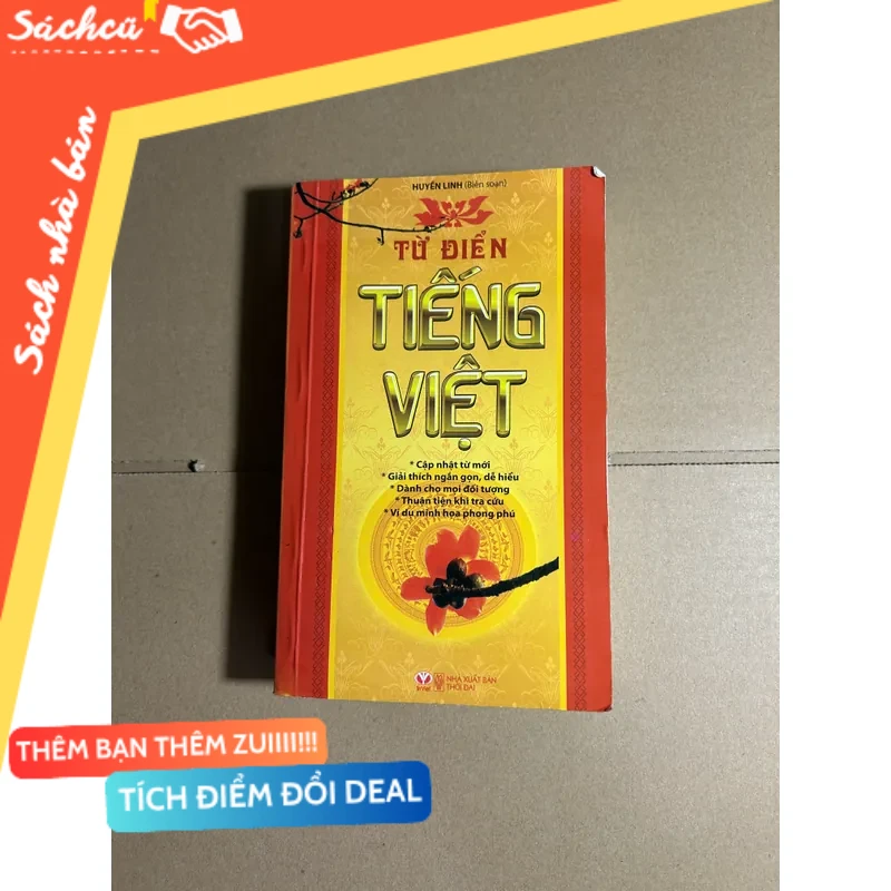 Từ điển tiếng Việt - Huyền Linh mới 80% (Tham khảo - luyện thi) DTML