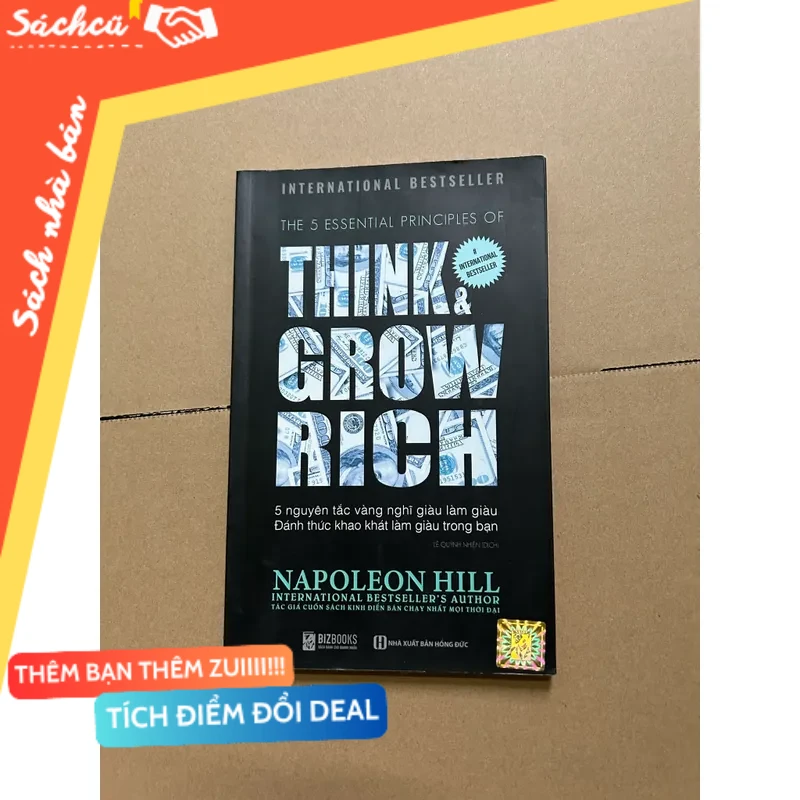 5 nguyên tắc vàng nghĩ giàu làm giàu đánh thức khao khát làm giàu trong bạn mới 80% (Sách kỹ năng) DTML