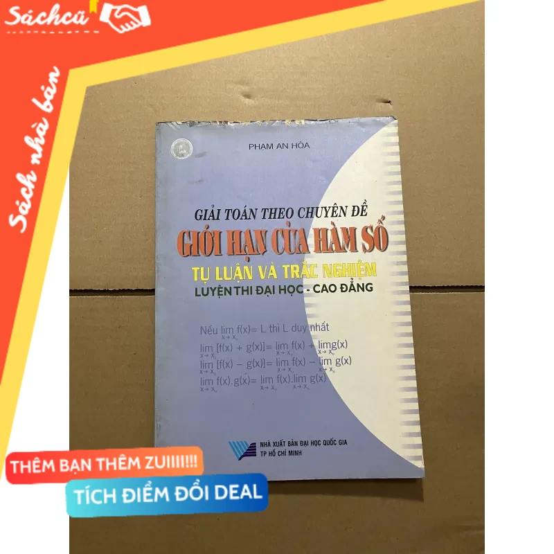 Giải toán giới hạn của hàm số mới 90% (Sách giáo khoa - giáo trình) DTML