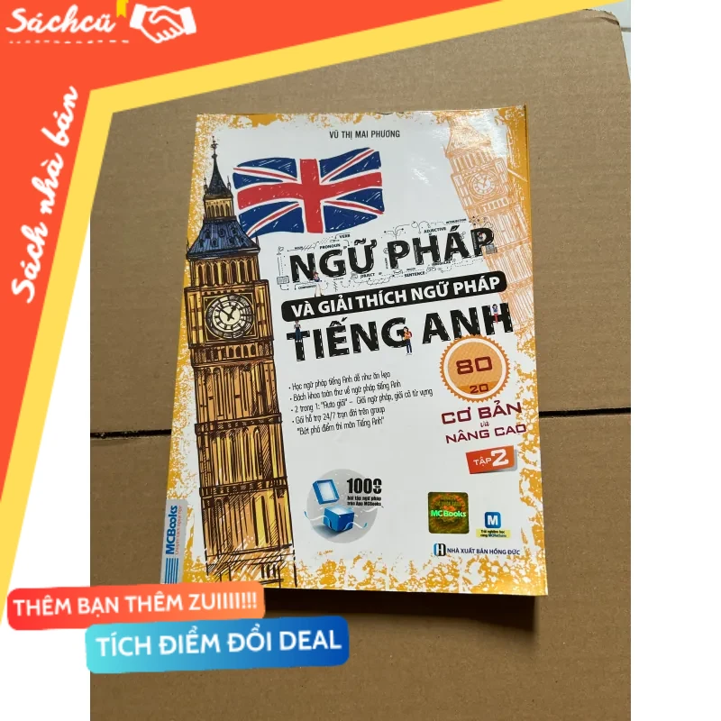 Ngữ pháp và giải thích ngữ pháp tiếng anh tập 2 mới 80% (Sách học ngoại ngữ) DTML