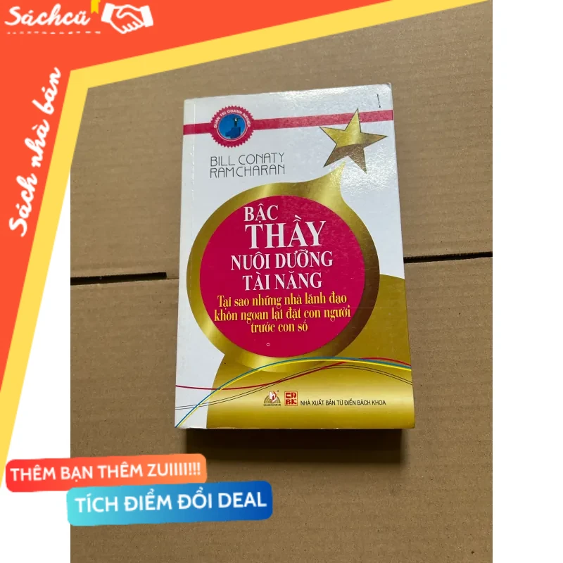 Bậc thầy nuôi dưỡng tài năng (rách bìa sau) mới 80% (Sách kỹ năng) DTML