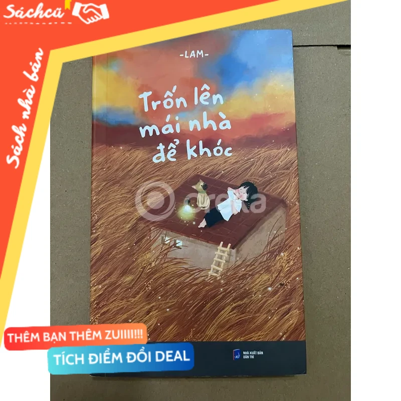Trốn lên mái nhà để khóc mới 80% (Sách kỹ năng) DTML