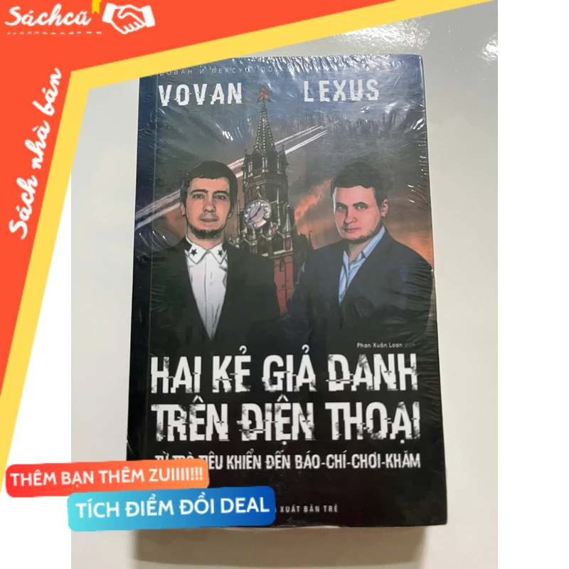 HAI KẺ GIẢ DANH TRÊN ĐIỆN THOẠI mới 80% (Sách văn học) DTML
