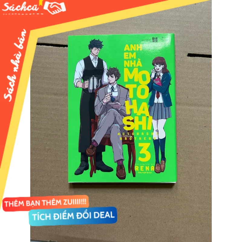 Anh em nhà Motohashi 3 mới 80% (Sách văn học) DTML