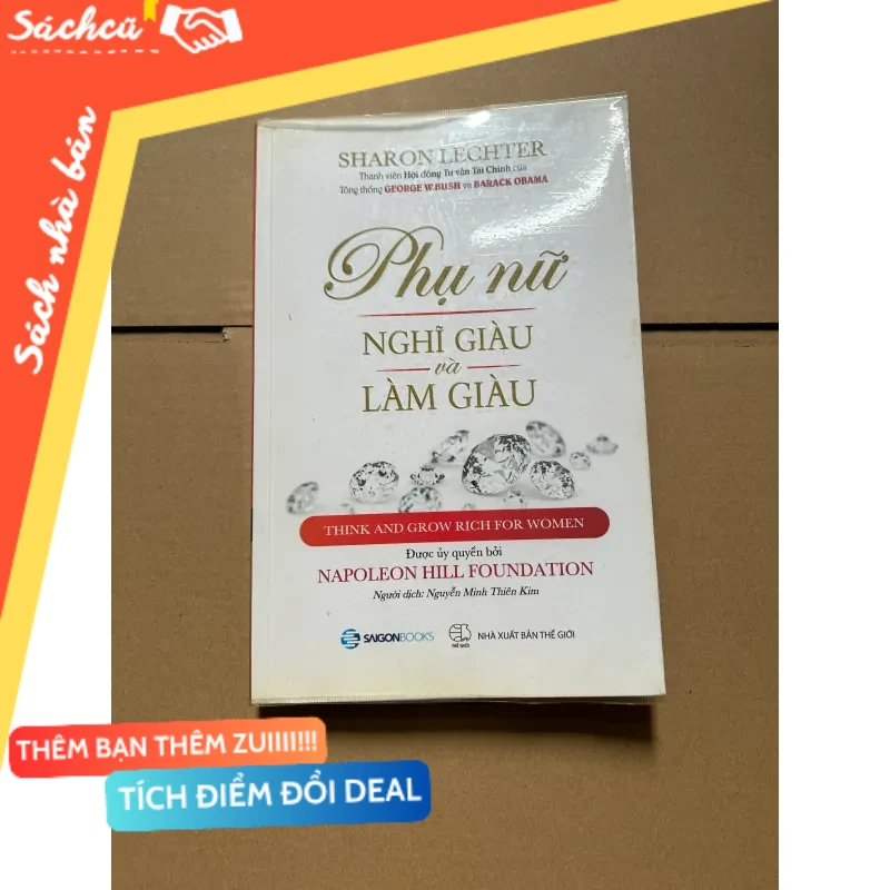 Phụ nữ nghĩ giàu và làm giàu - Sharon Lechter mới 80% (Sách kỹ năng) DTML