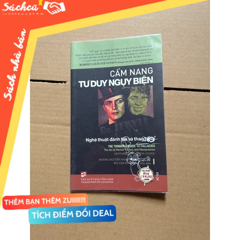 Cẩm nang tư duy ngụy biện mới 80% (Sách kỹ năng) DTML