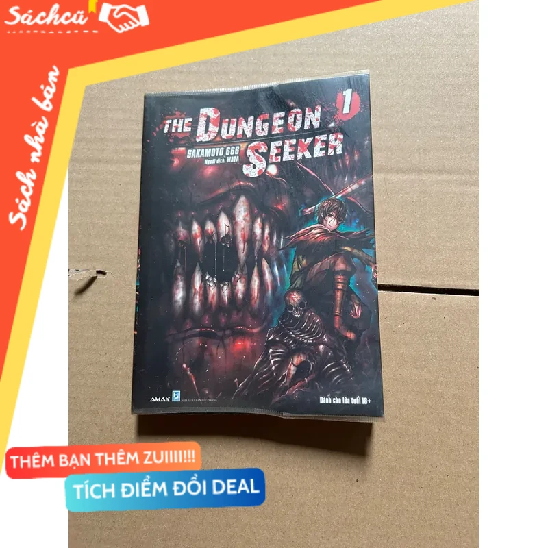 The dungeon seeker vol.1 mới 80% (Sách văn học) DTML