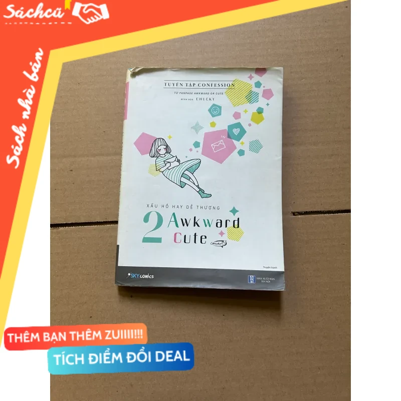 2 Awkward 2 Cute - Xấu hổ hay dễ thương mới 80% (Sách văn học) DTML