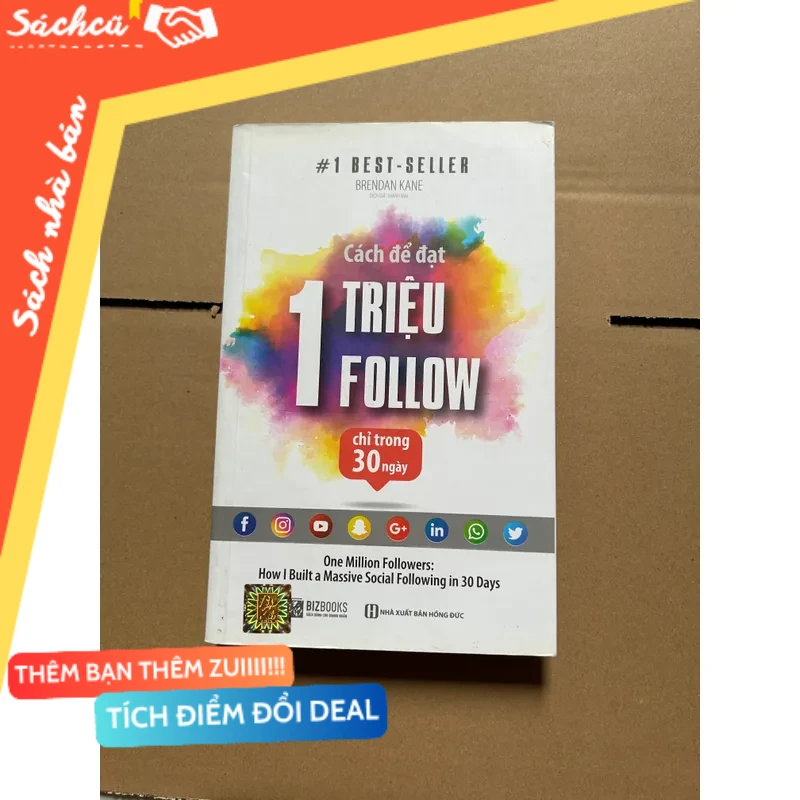 Cách để đạt 1 triệu follow chỉ trong 30 ngày mới 80% (Sách kỹ năng) DTML