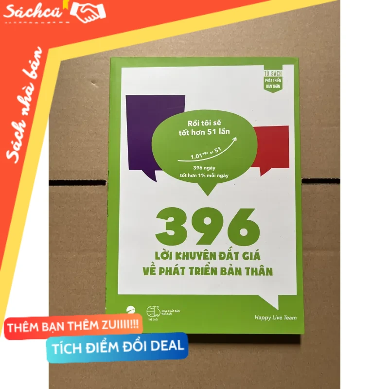 396 lời khuyên đắt giá về bản thân mới 80% (Sách kỹ năng) DTML