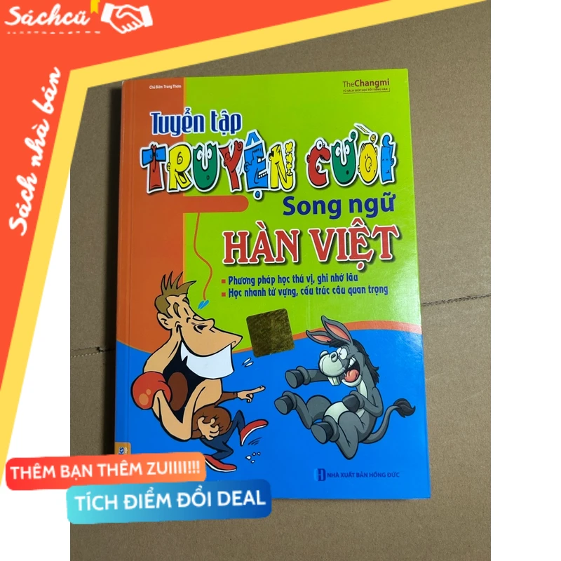 Tuyển tập truyện cười song ngữ hàn việt mới 80% (Sách học tiếng Hàn) DTML