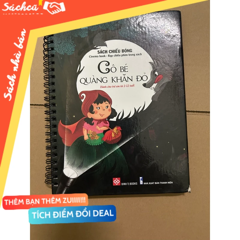 Sách chiếu bóng - Cô bé quàng khăn đỏ mới 80% (Sách thiếu nhi) DTML