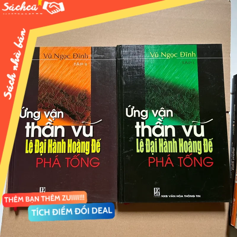 Ứng vận thần vũ Lê Đại Hành Hoàng Đế phá tống 2 quyển mới 80% (Sách văn học) DTML