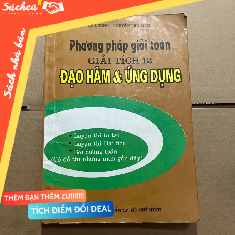 Đạo hàm ứng dụng mới 90% (Tham khảo - luyện thi) DTML