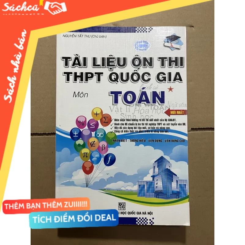 Tài liệu ôn thi THPTQG toán mới 90% (Tham khảo - luyện thi) DTML