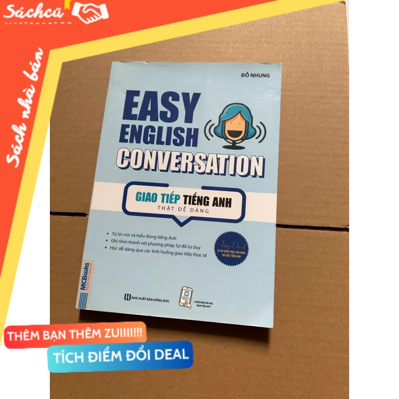Giao tiếp tiếng anh thật dễ dàng mới 80% (Sách học ngoại ngữ) DTML