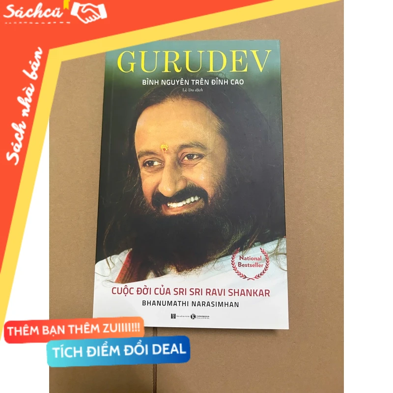 Gurudev - Bình nguyên trên đỉnh cao: Cuộc đời của Sri Sri Ravi Shankar mới 80% (Sách kỹ năng) DTML