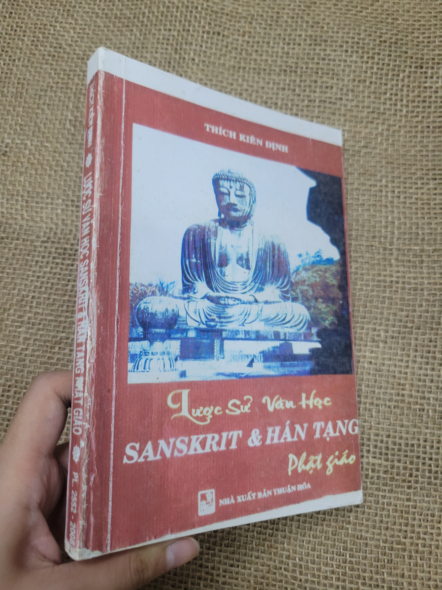 Lược sử văn học Sanskrit & Hán Tạng Phật giáo - Thích Kiên Định 2008 mới 80% bẩn bìa, ố (Sách tôn giáo - tâm linh) SPP